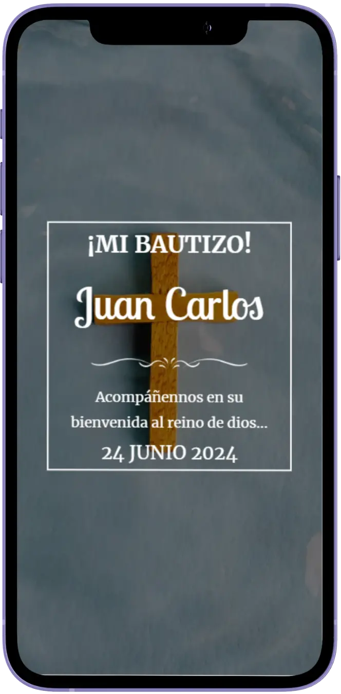 invitaciones de bautizo